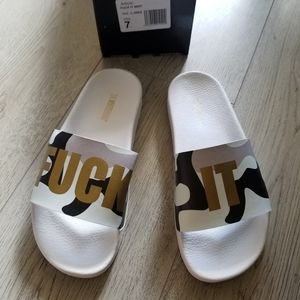 NWT sandals from the white brand